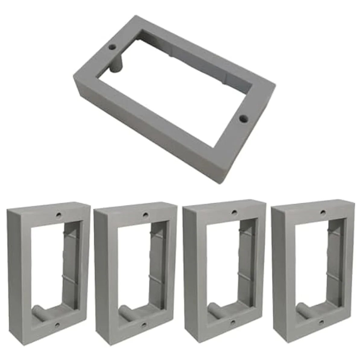 1/2inch Single Gang Outlet Box Extender-Electrical Box Extender Solution for Electrical Outlet Box Switches & Outlets