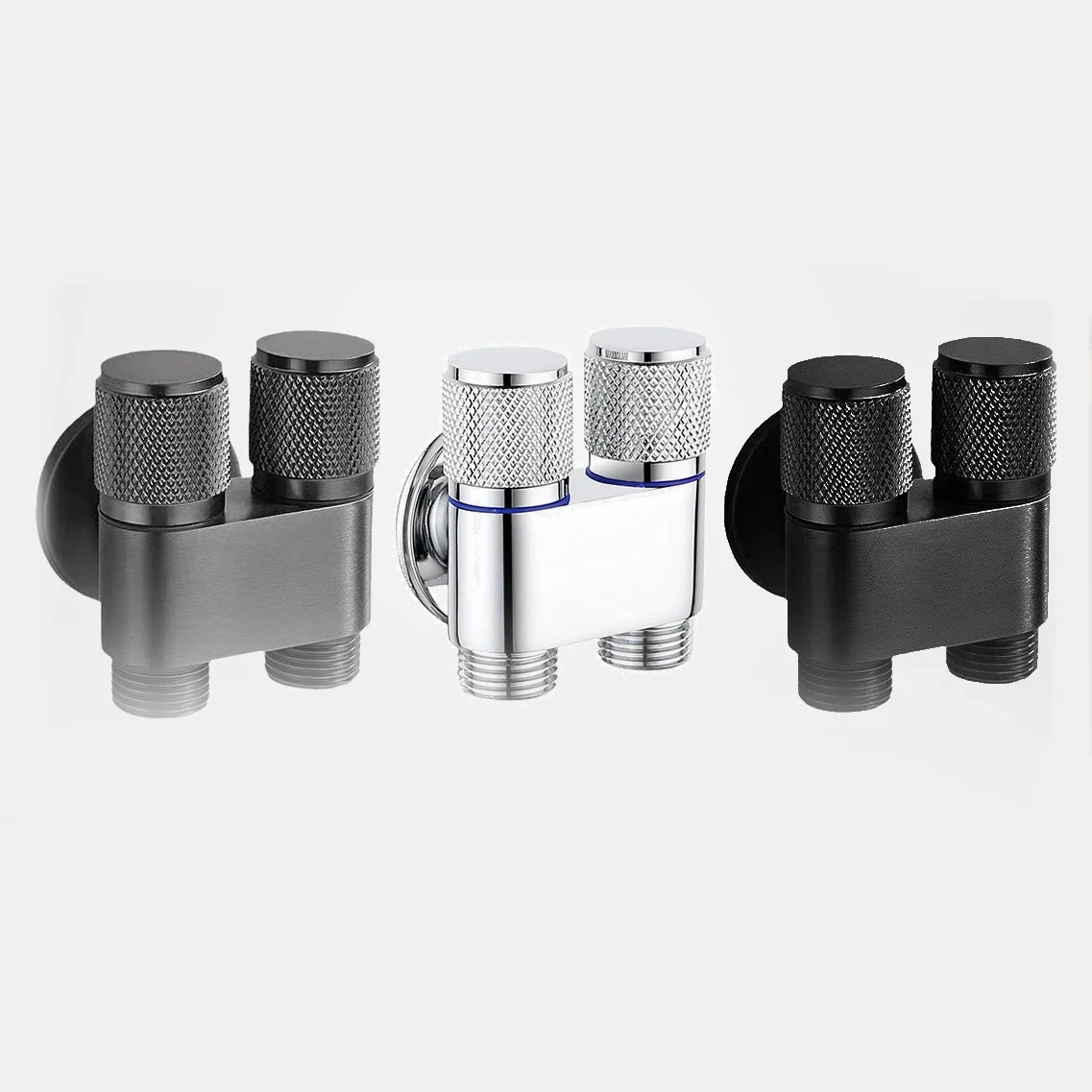 Inlet and Outlet Stainless Steel Inlet Valve Fittings Valve Toilet Parts for Bathroom Balcony Kitchen Use Bathroom Accessories