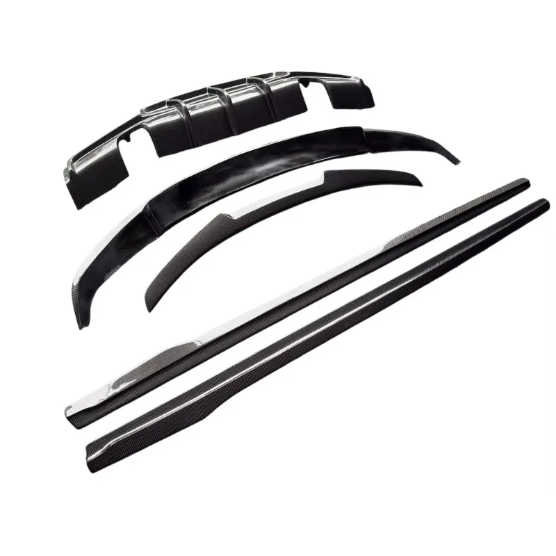 F30 Msport Carbon Fiber Front Lip Rear Diffuser Side Skirt Spoiler for BMW 3 Series F30 Msport 2013-2019