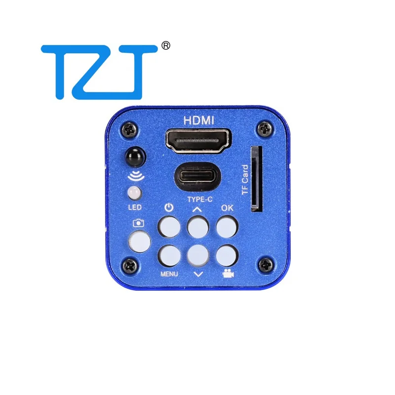 TZT HY-5100 24MP Full HD 1080P 2K kompatybilna z HDMI kamera mikroskopowa USB cyfrowa elektroniczna kamera przemysłowa do naprawy telefonów komórkowych