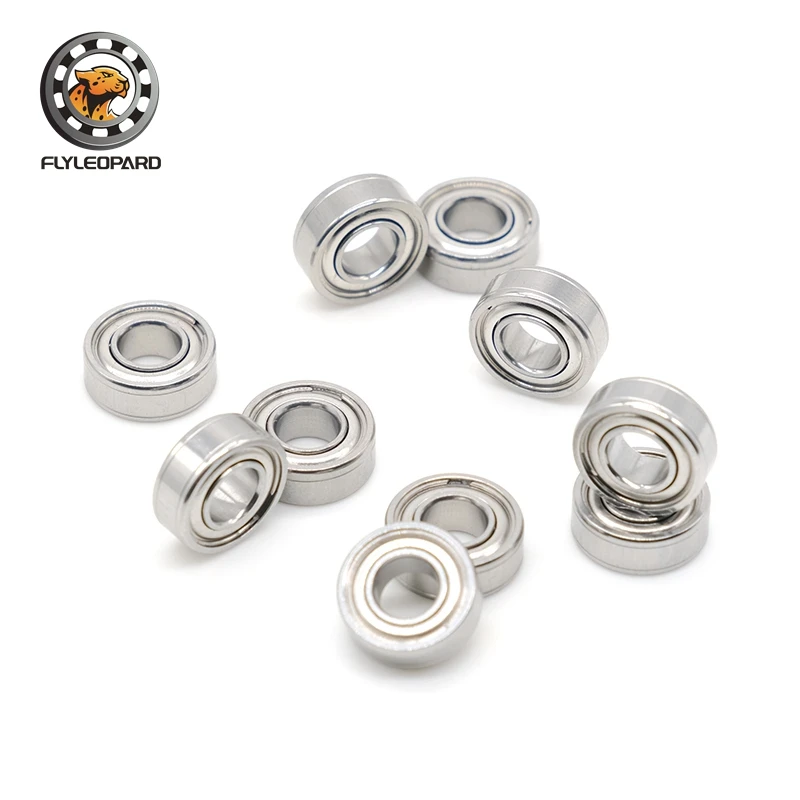 Rolamentos de esferas miniatura, MR115ZZ, MR115 ZZ, L-1150ZZY04, ABEC-7, 5x11x4mm, 10 peças