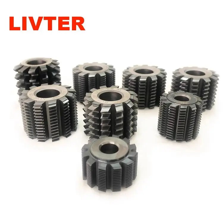 

LIVTER Carbide Matrial AA Grade Imported A40 TiAlN Coating M0.6 M0.3 M0.4 M0.5 Gear Hob