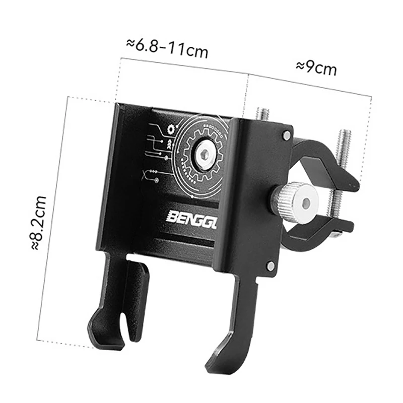 Bike Phone Holder 360 Rotation Bicycle Phone Holder For 4.7-7.0 Inch Devices Motorcycle Handlebar Mobile Phone Stand