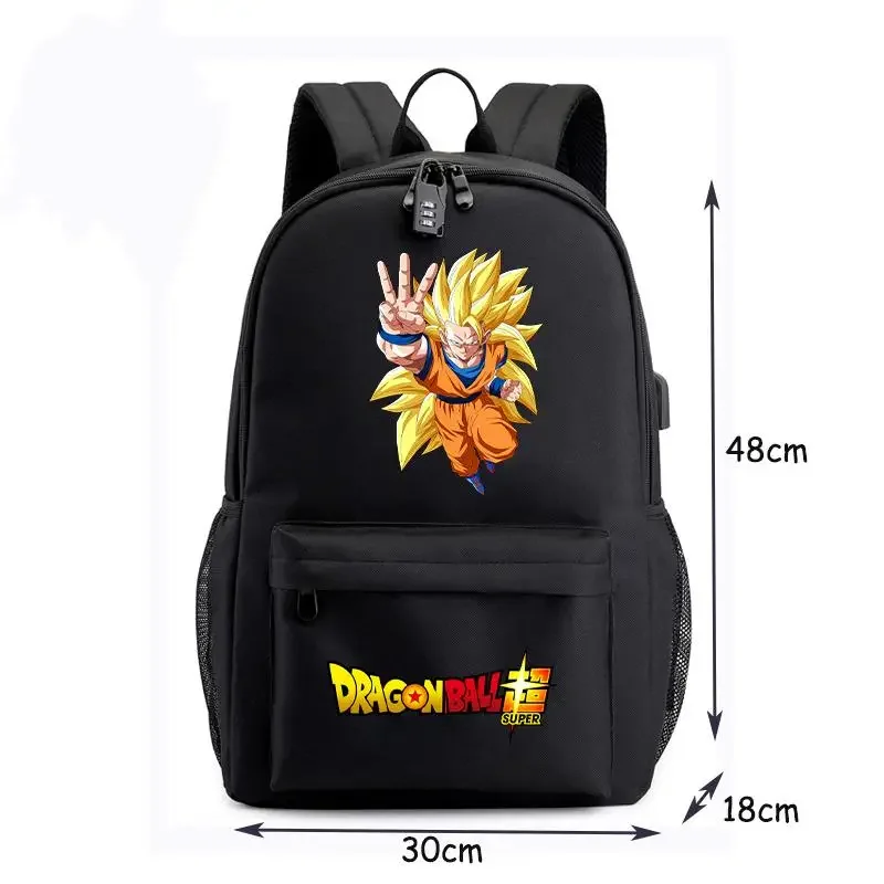 Anime Dragon Ball Rucksack Teen Student Back To School Cartoon Backpack Boy Girl School Bag Laptop Bagpack Children Gift Mochila