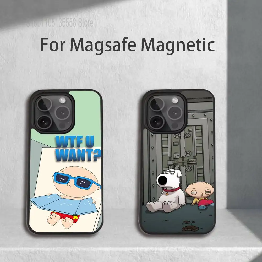 

F-Family f-Funny Guy Phone Case For iPhone 17,16,15,14,13,12,11,Pro,Max,Plus,Mini,SE4,E Magnetic Magsafe Wireless Charging