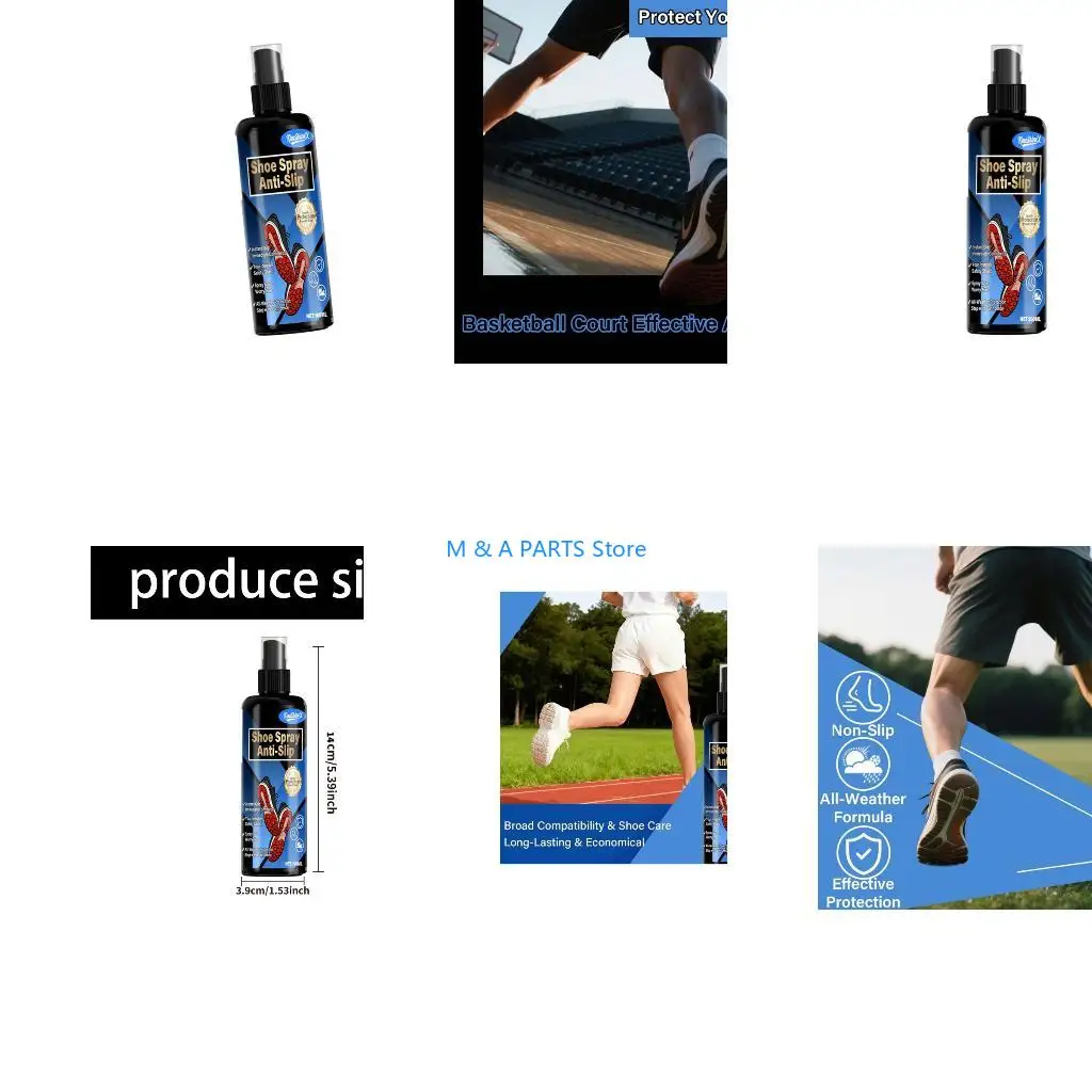 U1JF Antislip Sprayer for Footwear 100ml Shoe Grip Sprayer Traction Liquid Enhancing Grip During Travel and Event