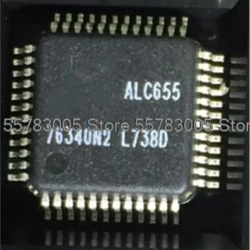 10PCS New ALC655-LF Silk screen ALC655 QFP48 Sound card driver chip IC