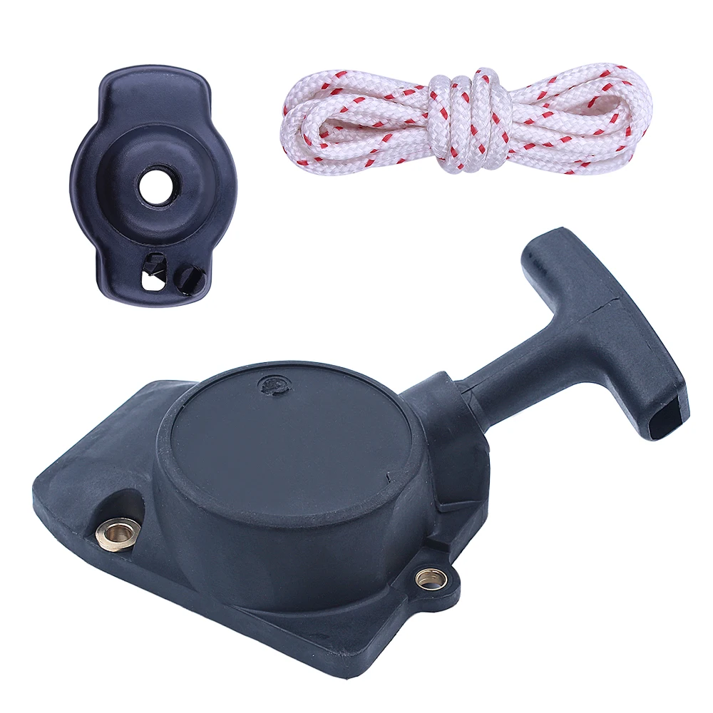 Kit de retroceso de arranque de cuerda de tracción para Stihl FS80 FS85 BG85 FR85 FS75 41371904000 , 1 arrancador de retroceso, 1 x perro de trinquete de arranque, 1 cuerda