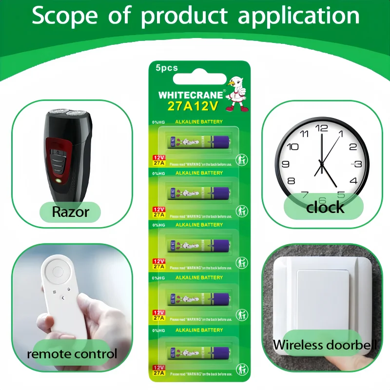 الأصلي 5-100 قطعة A27 12 فولت بطارية قلوية L828 MN27 GP27A LR27A ل جرس الباب التحكم عن بعد سيارات لعبة ساعة فتحت باب المرآب #3