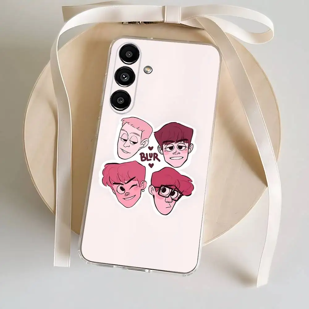 B-Blur The Ballad of Darren Capa de telefone para Samsung S24,30,21,22,23,20 FE,lite,PIus,Ultra,5G,Note,9,10 Capa transparente
