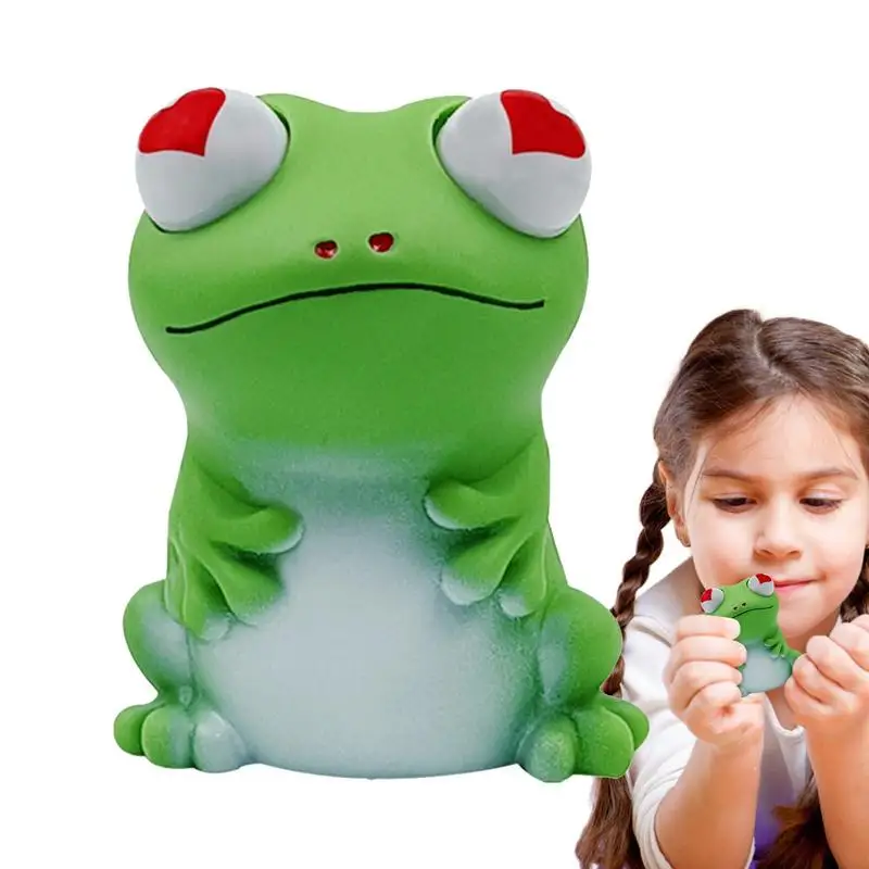 

Squeeze Toy Frog Green Frog Eye Popping Flexible Toys Children Entertainment Fidget Toys Lovely Animal Relaxing Toy