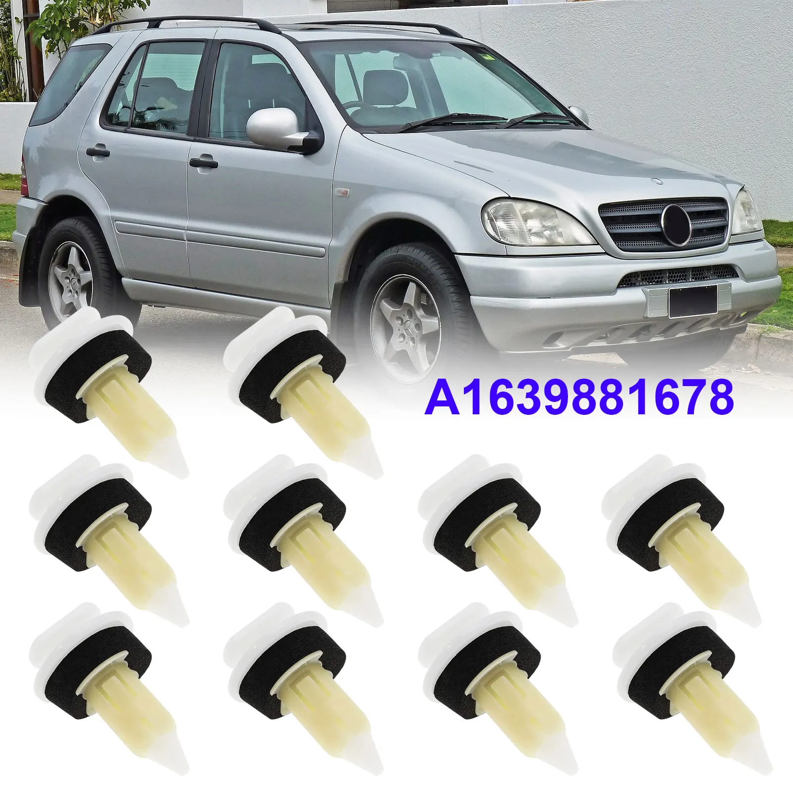 

Авто дверная панель, зажимы для обшивки карт, крепежные зажимы для салона автомобиля, фиксаторы A1639881678 для Mercedes M Class W163
