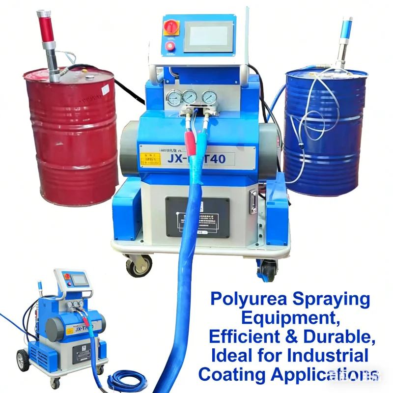 Polyurea Spray System High Performance Fast Curing Stadium Sound Absorption Acoustic Coating Equipment