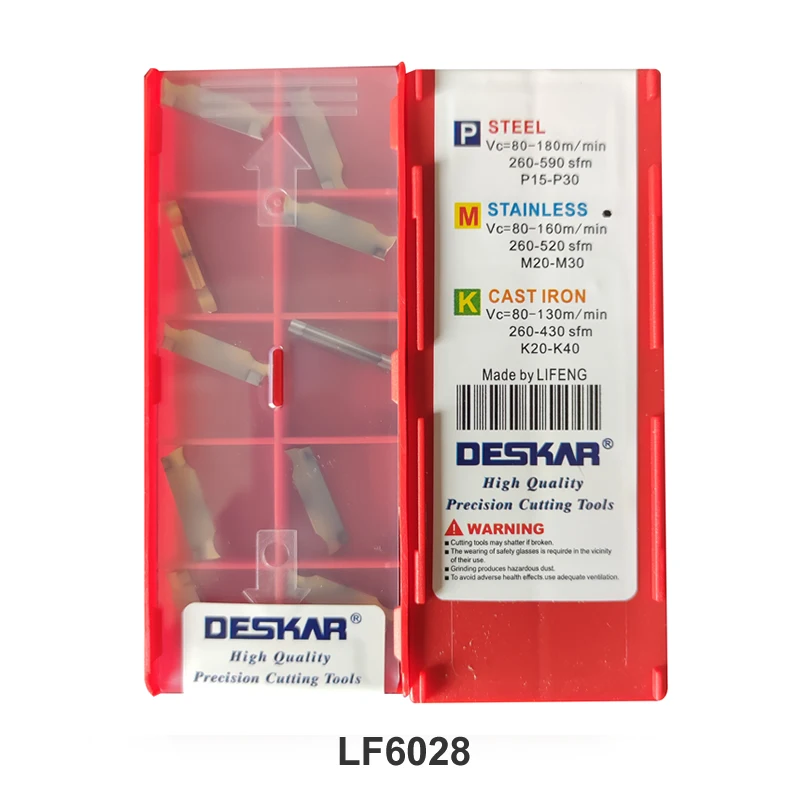 10pcs DESKAR MGMN MGMN150 MGMN200 MGMN250 MGMN300 MGMN400 MGMN500 MGMN600 G M JH LDA LF6018 LF6028 LF9018 CNC Grooving Insert