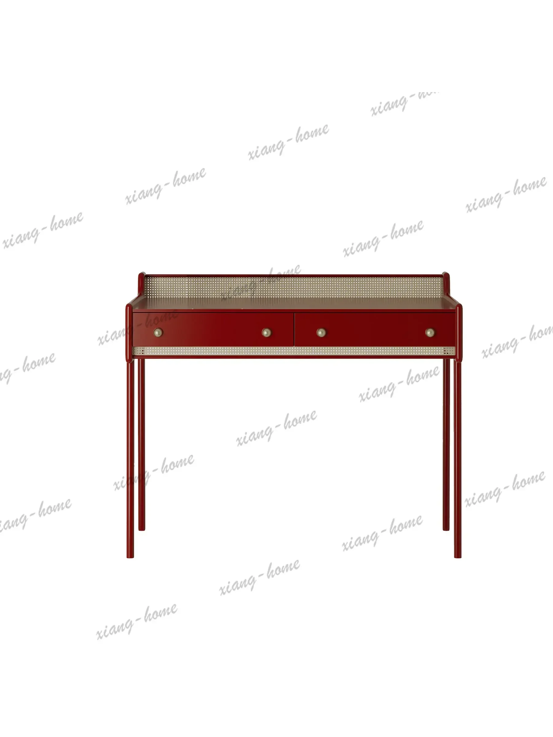 Simple light luxury rattan dresser light luxury simple atmosphere bedroom furniture makeup table