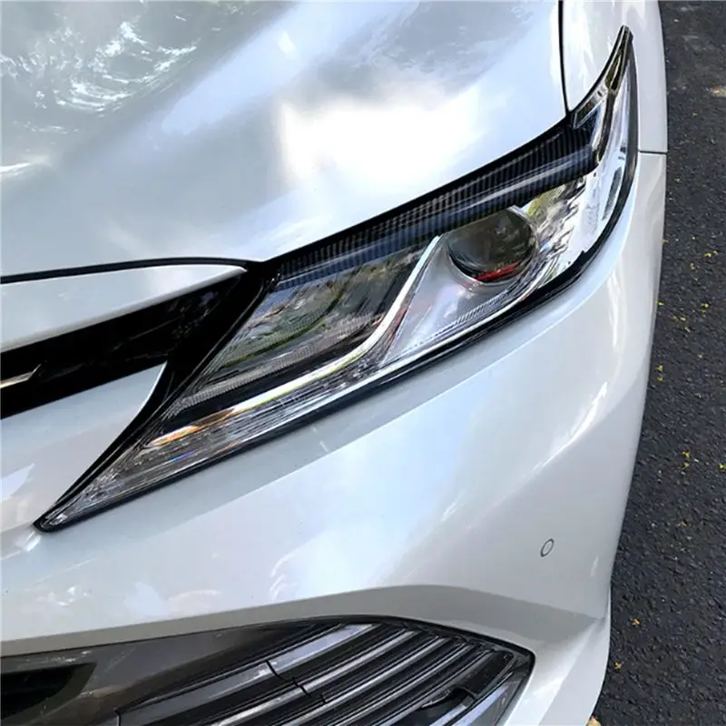 Headlight Brow Headlight Eyebrow Frame Cover ABS Car For TOYOTA CAMRY TOYOTA CAMRY2018-2019-A08Q