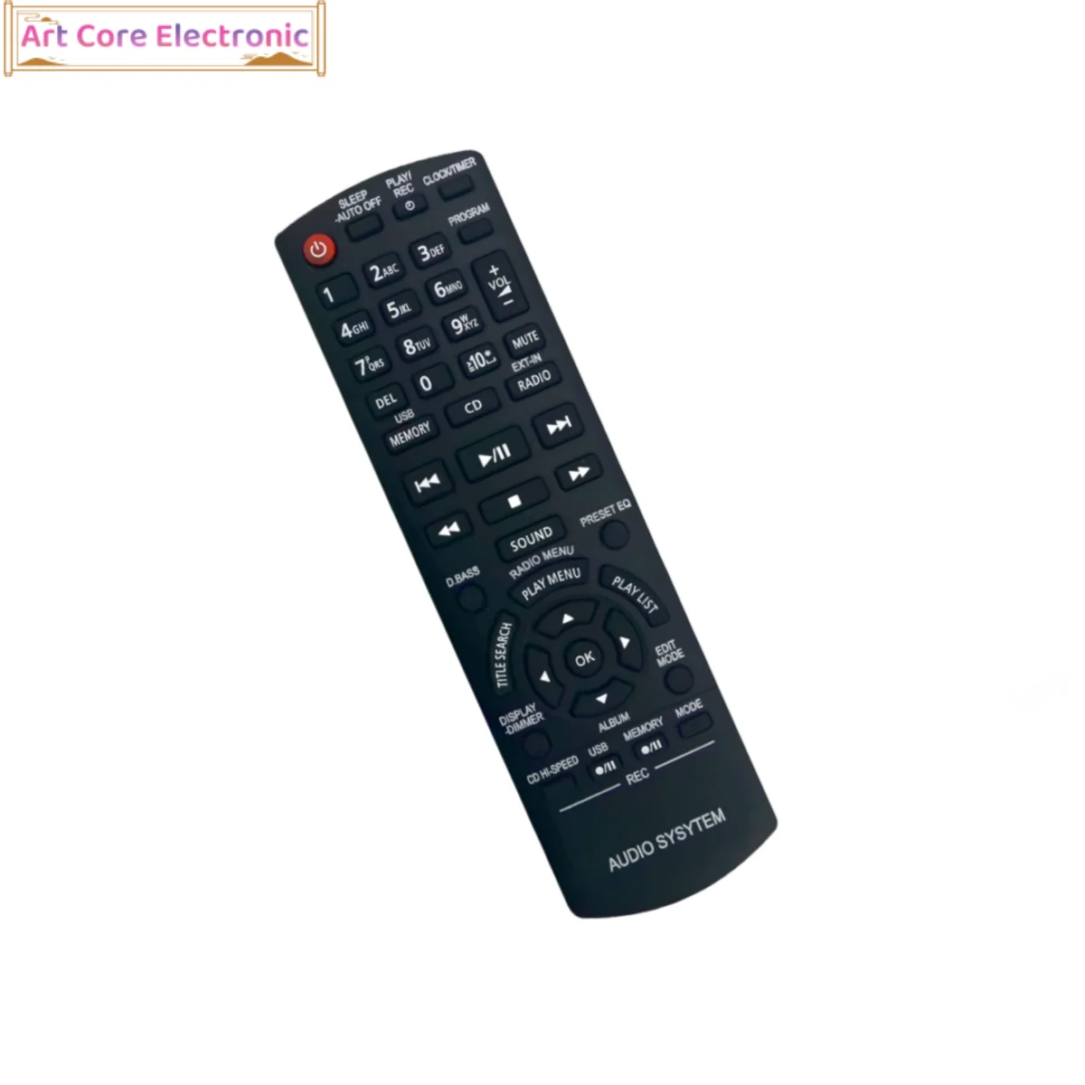Mando a distancia apto para sistema de audio estéreo Panasonic SA-AKX18P SA-PM500GN-K SB-PM500 SC-PMX5 SA-AKX18 SB-AKX18
