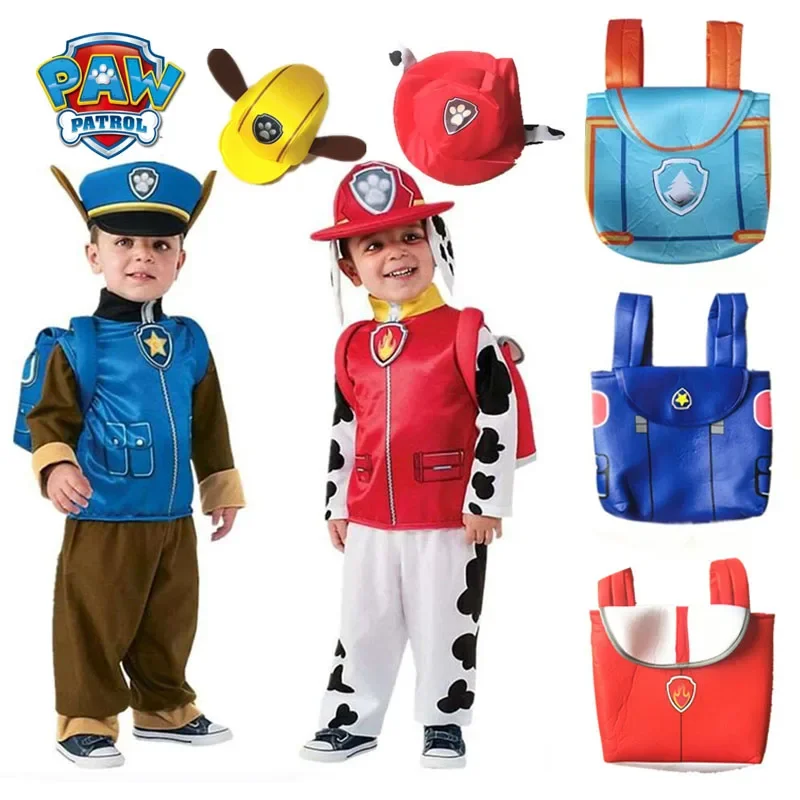 Carnival Birthday Party Costume Halloween Paw Patrol Cosplay Clothing Boy Rocky Rubble Skye Marshall Zuma Chase Anime Costumes