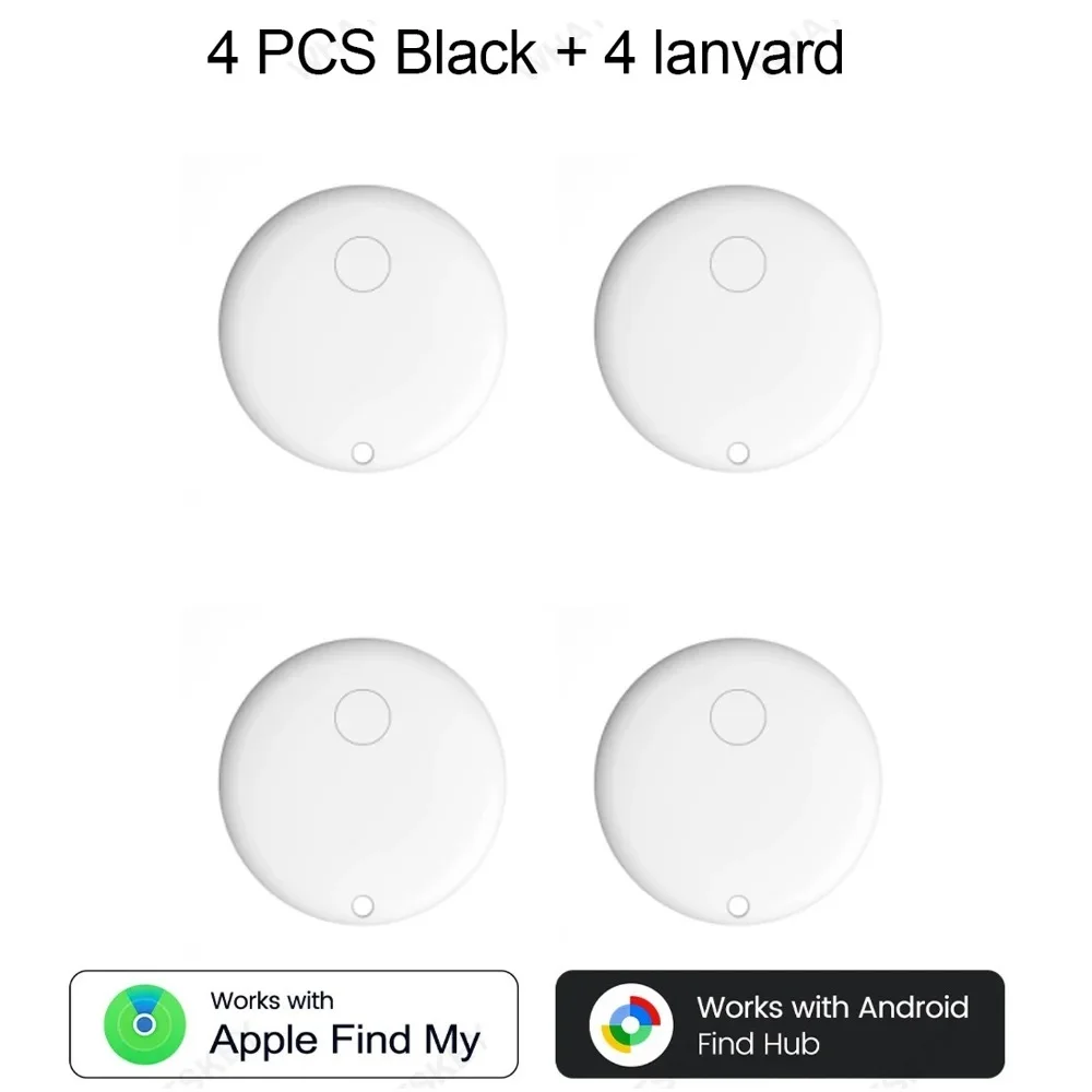 Smarte Tracker-Tags: Bluetooth-Ortungsgeräte für Android & iOS – Smart-Tags für Schlüssel, Gepäck, Geldbörsen – Globaler Anti-Verlust-Locator – Detail 2