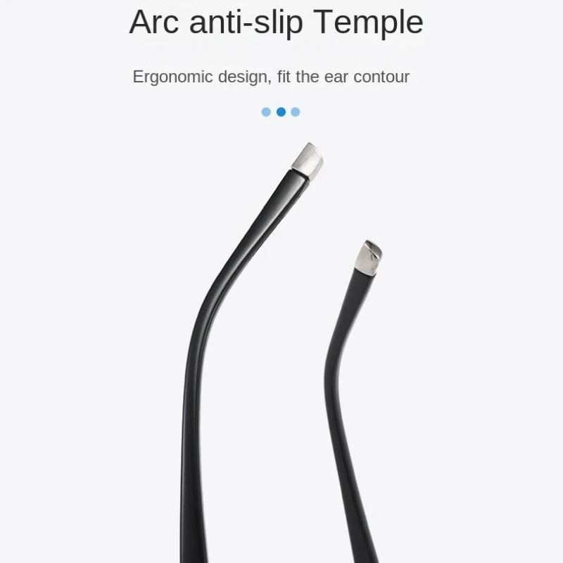 2 قطعة الكلاسيكية خفيفة بدون شفة الذاكرة التيتانيوم المغناطيسي نظارات للقراءة الرجال النساء طويل النظر النظارات قوة + 1.0 ~ + 4.0 #6