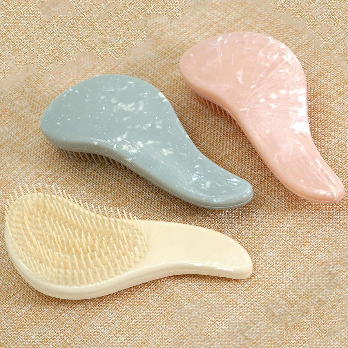 

Набор кистей для волос, несколько цветов, массажные щетки для распутывания кожи головы для всех типов волос, инструменты для ежедневного ухода за волосами