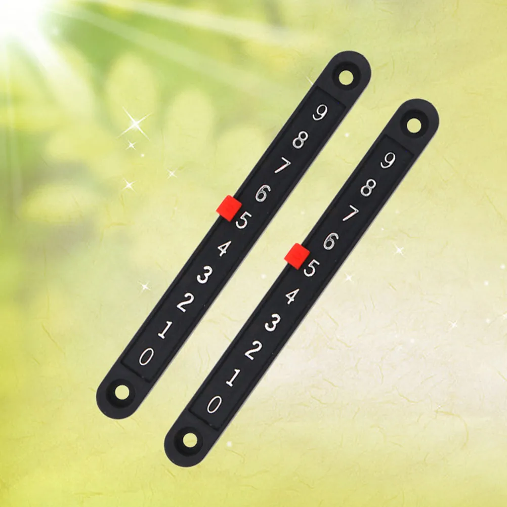 

2pcs Football Scoring Counter Table Soccer Scorekeeper Replacement Bar Durable Plastic Black Accessory For Foosball