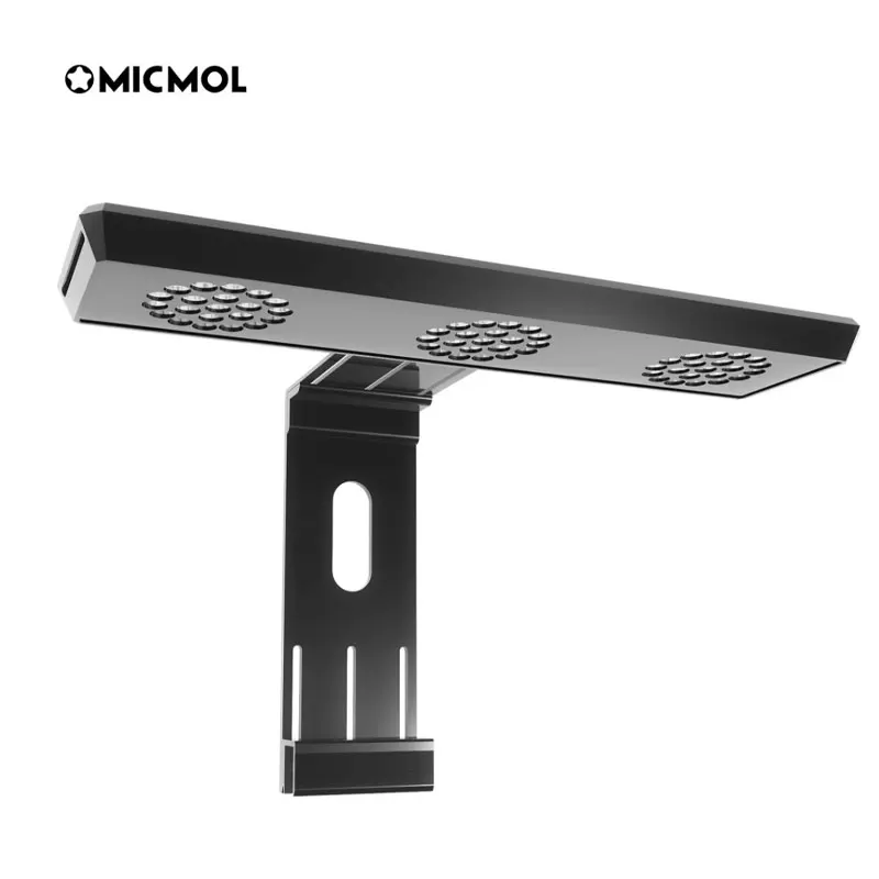 MicMol THOR PRO Series LED Aquarium Light Professional Full Spectrum Reef Marine Fish Tank Bracket Lamp 450x105x35mm