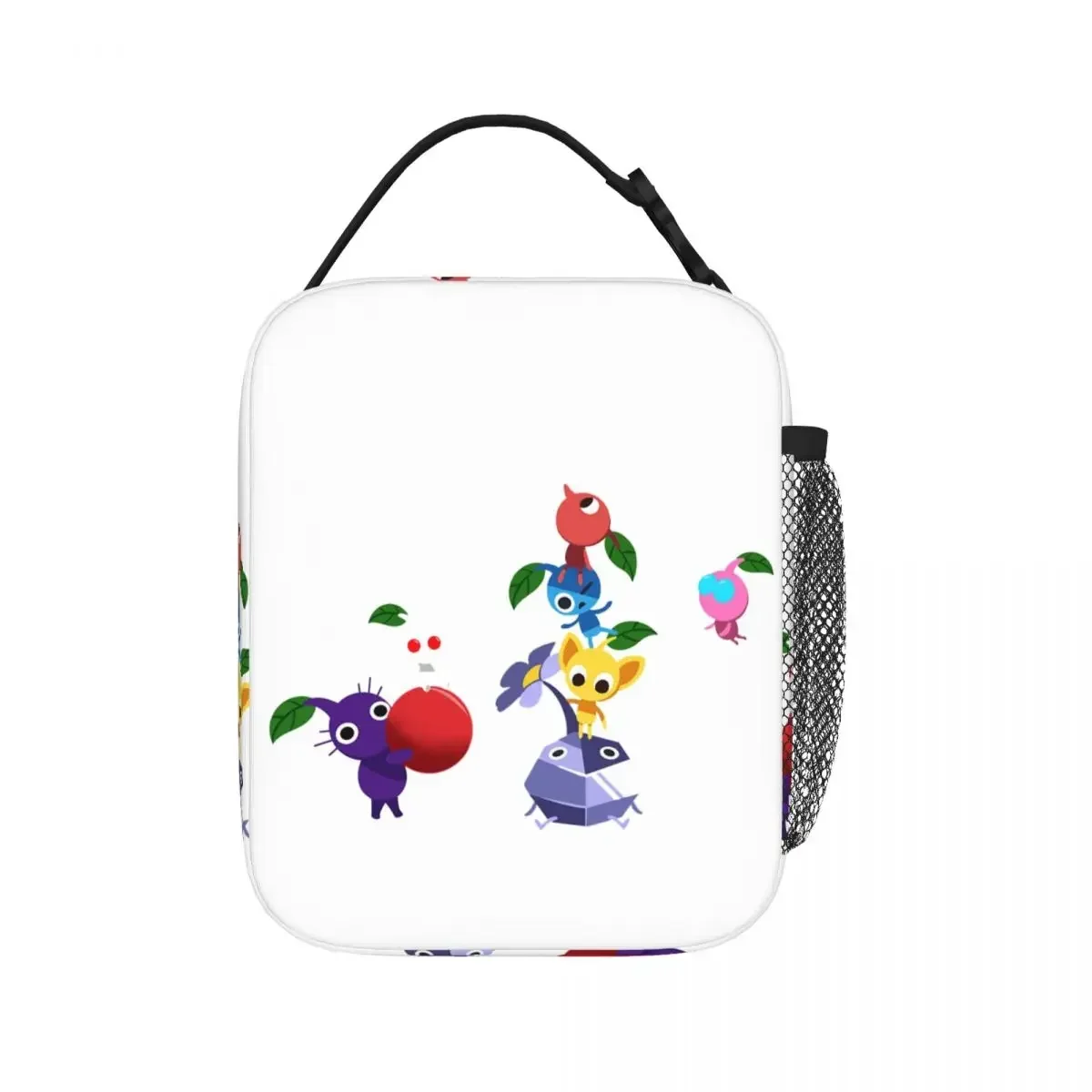 PIKMIN - Collage Of Characters Lunch Bags Insulated Lunch Tote Waterproof Thermal Bag Resuable Picnic Bags for Woman Work Kids