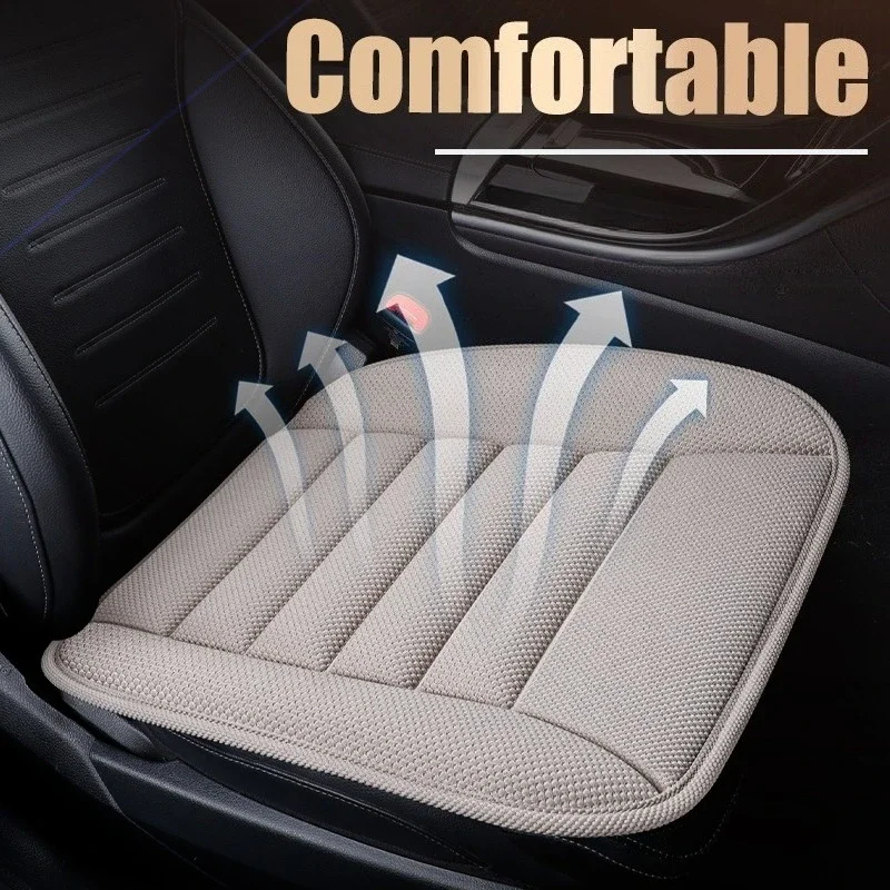 Comfortable Hemp Car Seat Covers, Breathable Fabric, Comfortable Soft Durable Easy Setup Universal Design  for All Seasons