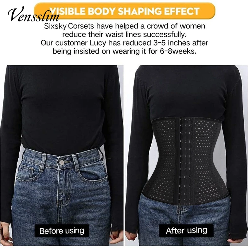 Waist Trainer Corset Body Shaper Slimming Belt Women Shapewear Tummy Postpartum Belly Sheath Corrective Modeling Strap