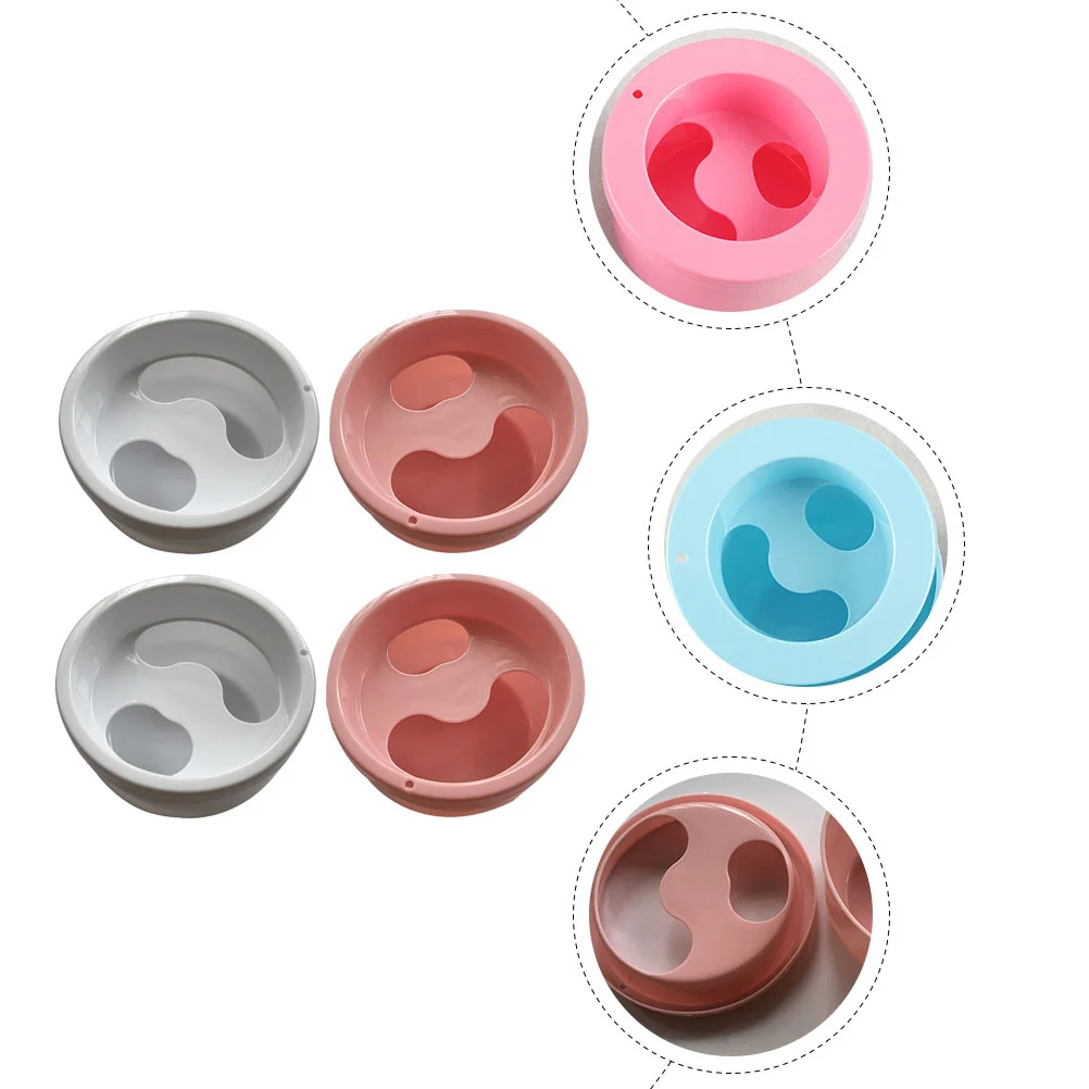Tigela de imersão manual para manicure, 4 unidades, alta qualidade, para remoção de unhas falsas, arte em unhas, suprimentos para salão de beleza, faça você mesmo, não quebrando, adequado para a pele