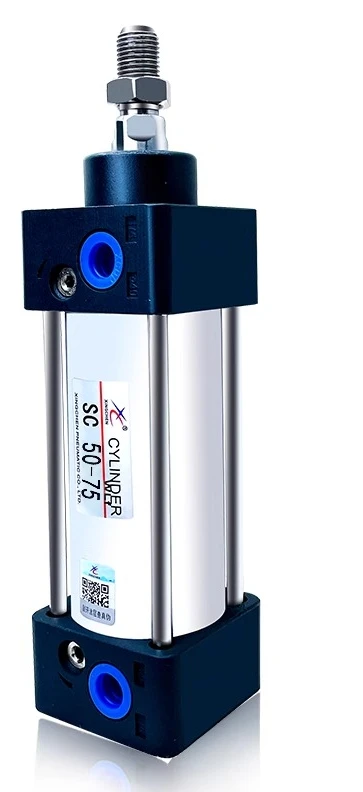 اسطوانة SC32/40/50/63/80/100/125-25-50 -75-100S اسطوانة قياسية دفع كبير #2