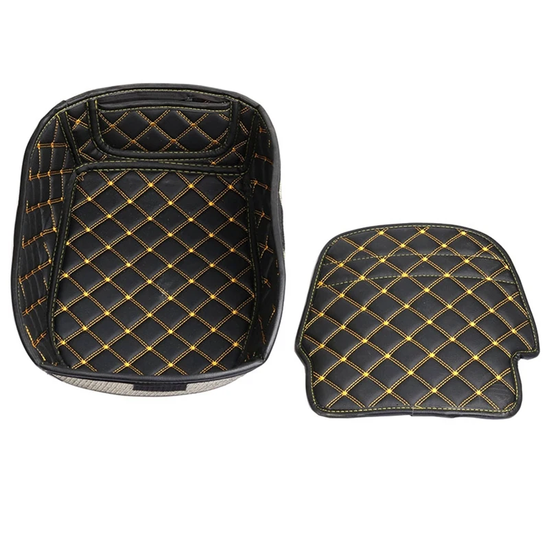 

Motorcycle Seat Storage Box Leather Rear Trunk Cargo Luggage Lining Protector Pad For KYMCO CT250 CT 250 CK250T-11