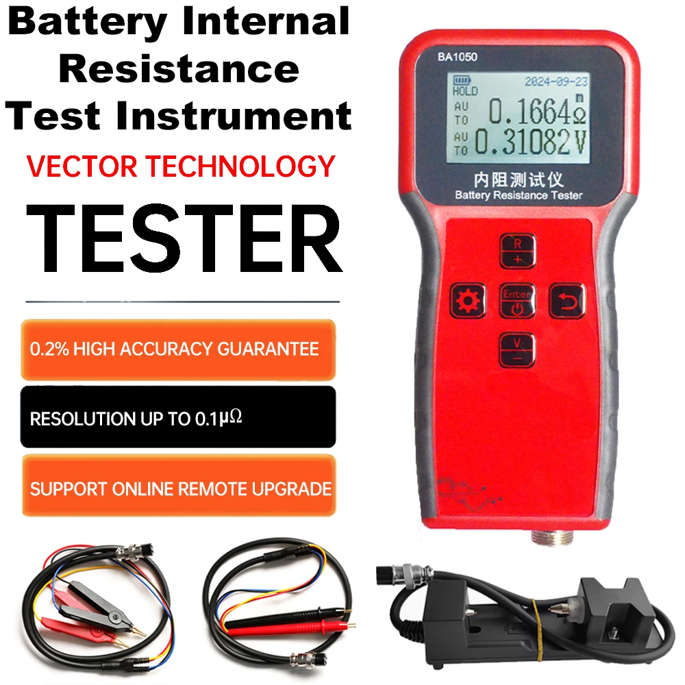 BA1050 High Precision Fast Lithium Battery Voltage Internal Resistance Test Instrument DC 100V For Electric Vehicle Group 18650