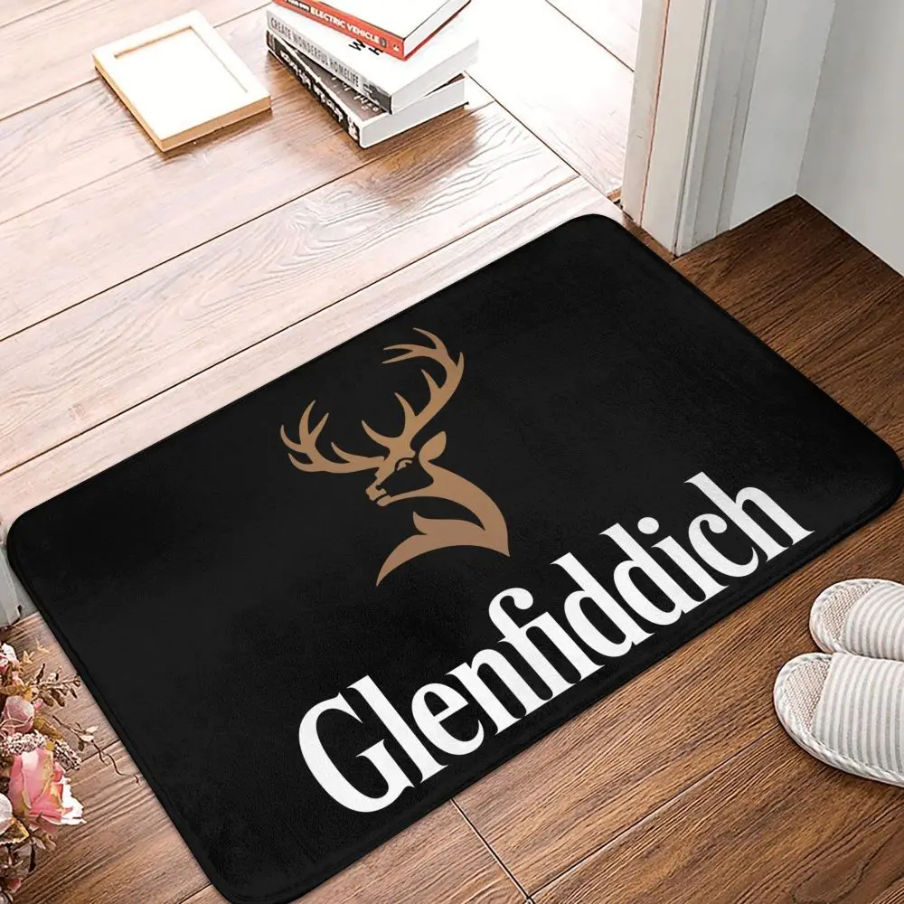 Nuevo Felpudo estampado Glenfiddich, tapete creativo para el hogar, tapete para puerta de baño súper suave y absorbente, tapete para puerta de entrada