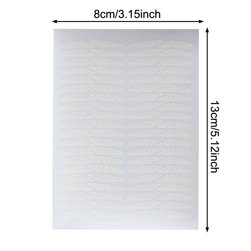 1 Sheet Double Eyelid Tape Bevel Segmented Patches For Drooping Eyelids Tape Double Eyelids Stickers Invisible Fallen Eyelids