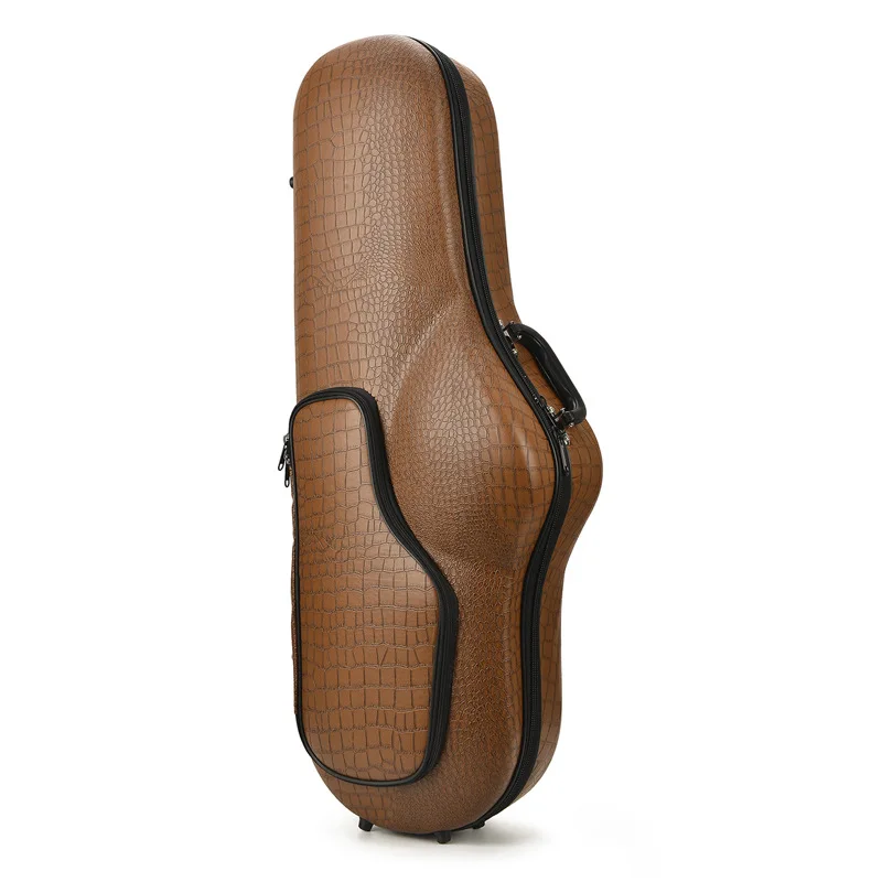 Alto Saxophone Case, Lightweight Shockproof Bb Sax Hard Shell, Dual Shoulder Straps, Portable Hand Carry Bag