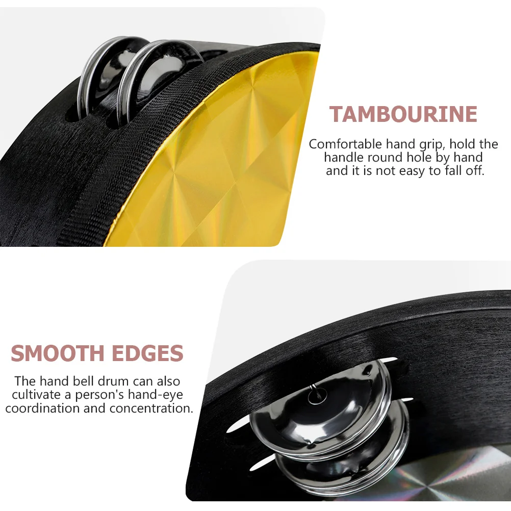 الدفوف طبلة يدوية أداة قرع لعبة تعليمية تحفز اهتمام الموسيقى والتنسيق بين اليد والعين