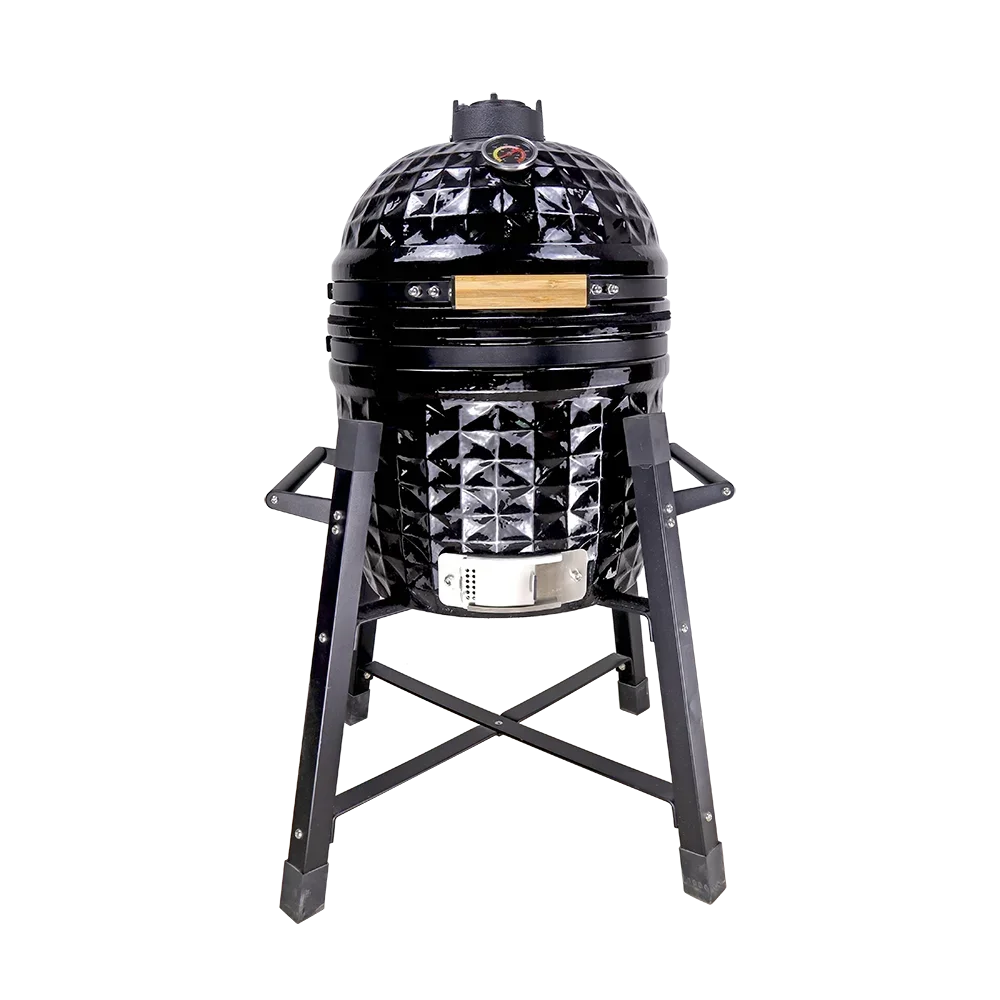 

New arrival New Arrival15-Inch Kamado Ceramic BBQ Grill Outdoor Barbecue Asadores Charcoal For Camping Freestanding & Enamelled