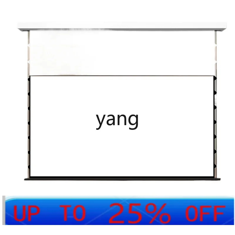 lmm Electric Remote Control Intelligent Photon Curtain 100 Inch Home HD Projection Suspension