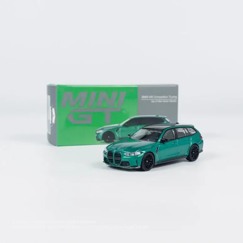 

In Stock MINI GT 1:64 #764 BMW M3 Travel Edition Green