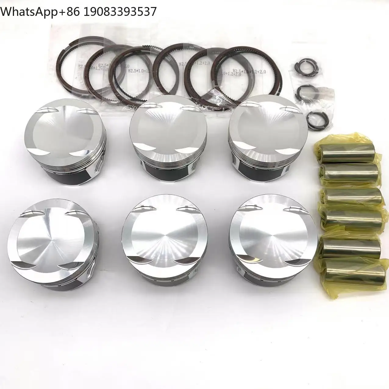 

Forged Piston Forged Connecting Rod Conrod 82.5mm CR 9.5:1 Piston Rod Kit for AUDI 3.0T 3.0TFSI A6 S5 CAJA CCAA