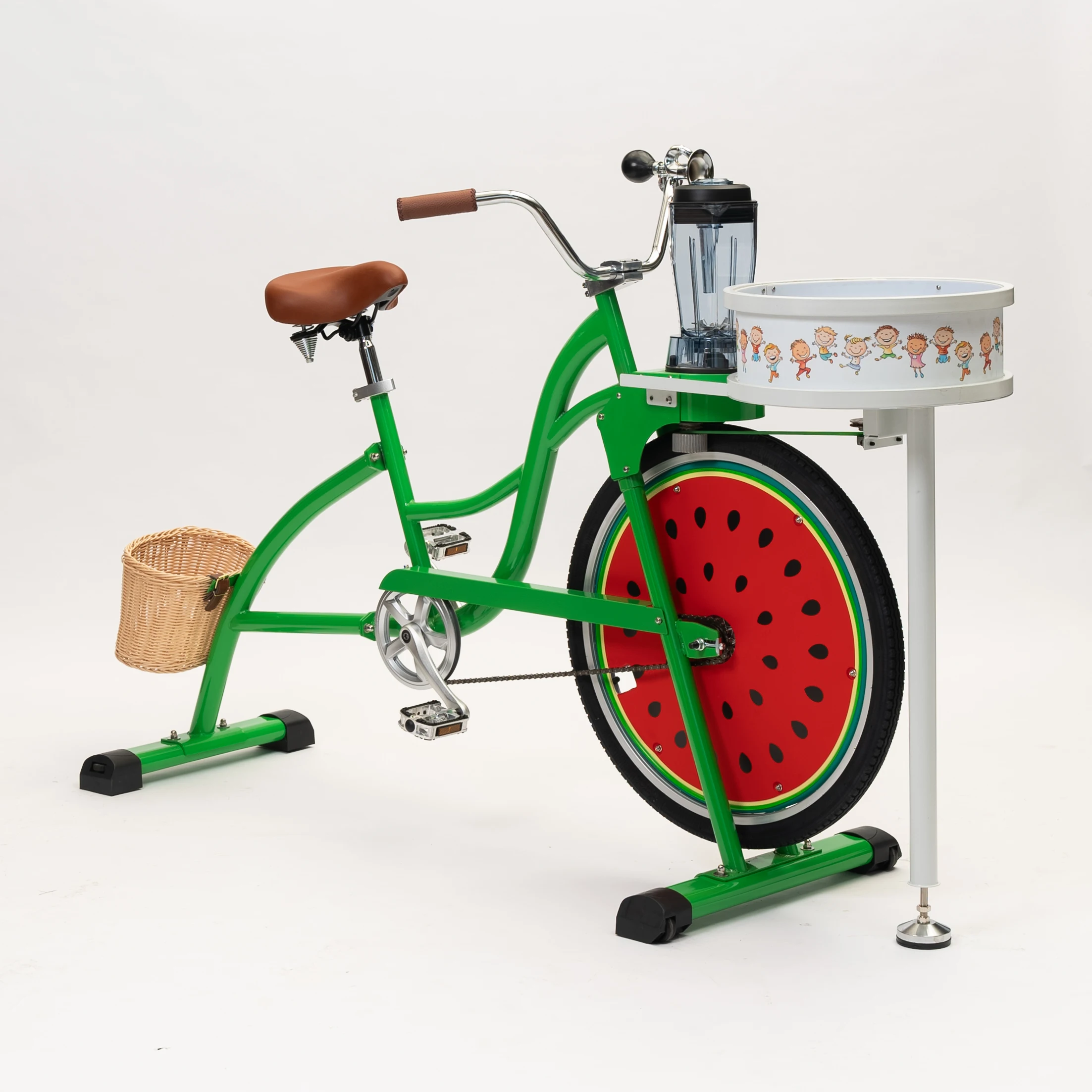 

ATV&UTVEXI Adult Party Cycle Amusement Hybrid Bike Blender Juicer Smooth Industrial Juice Extractor Bubble Machine Aluminum Allo