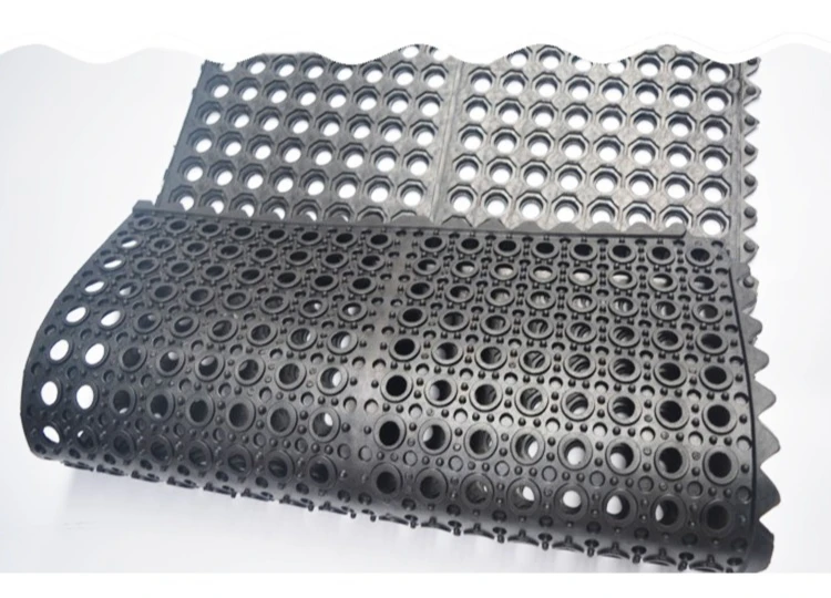 Verdickte rutschfeste Küchenmatte – ölbeständige und rutschfeste Gummi-Bodenmatte – Puzzle-Bodenunterlage – Bodenmatte für Hotelfabrik