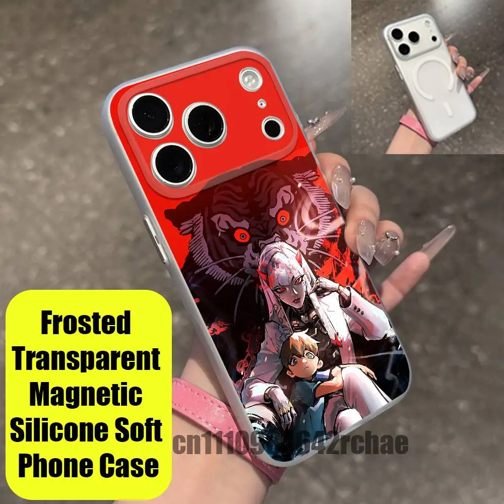 For Overwatch Shion Phone Case For iPhone 15 17 12 14 13 18 16 11 Plus Pro Max Mini For Magsafe Magnetic Clear
