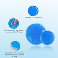 Reusable Ice Cold Gel Pack Therapy Microwaveable Heat Pain Relief For Cold & Hot Therapy Bags 1pc 7cm Or 10cm Round Shape