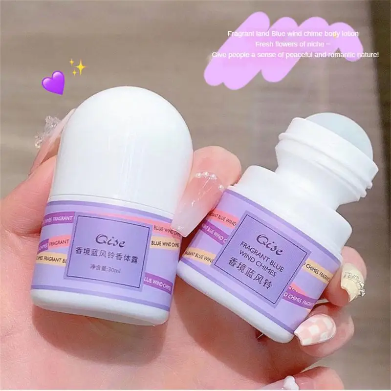 Women Male Floral Perfumes Deodorants Antiperspirants Rolling Ball Perfumes Underarm Fragrance Smooth Refreshing Deodorant Roll