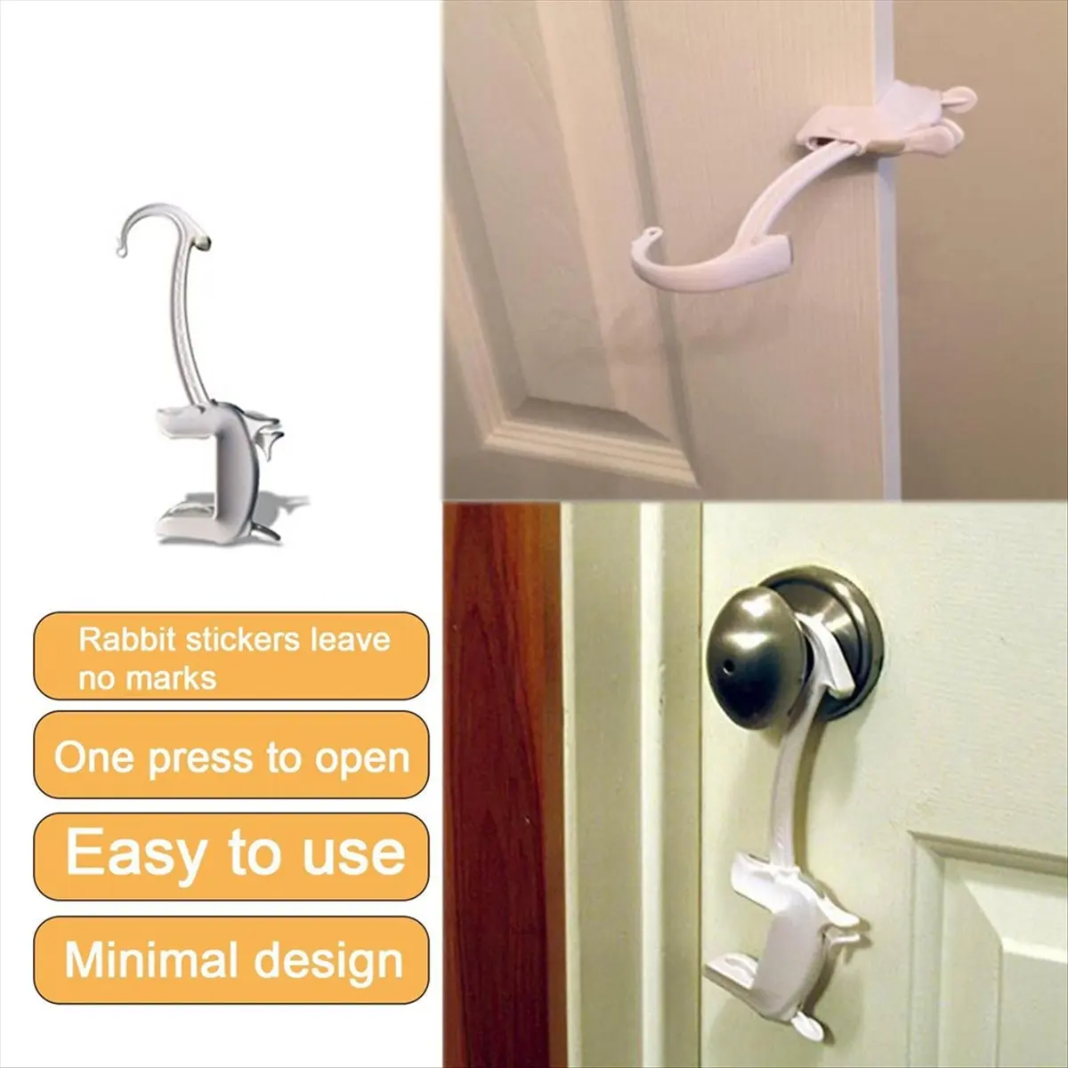 B-est Child Proof Door Stop Portable Anti-Pinch Door Protector for Children - Home Accessories for Hotel, Apartment