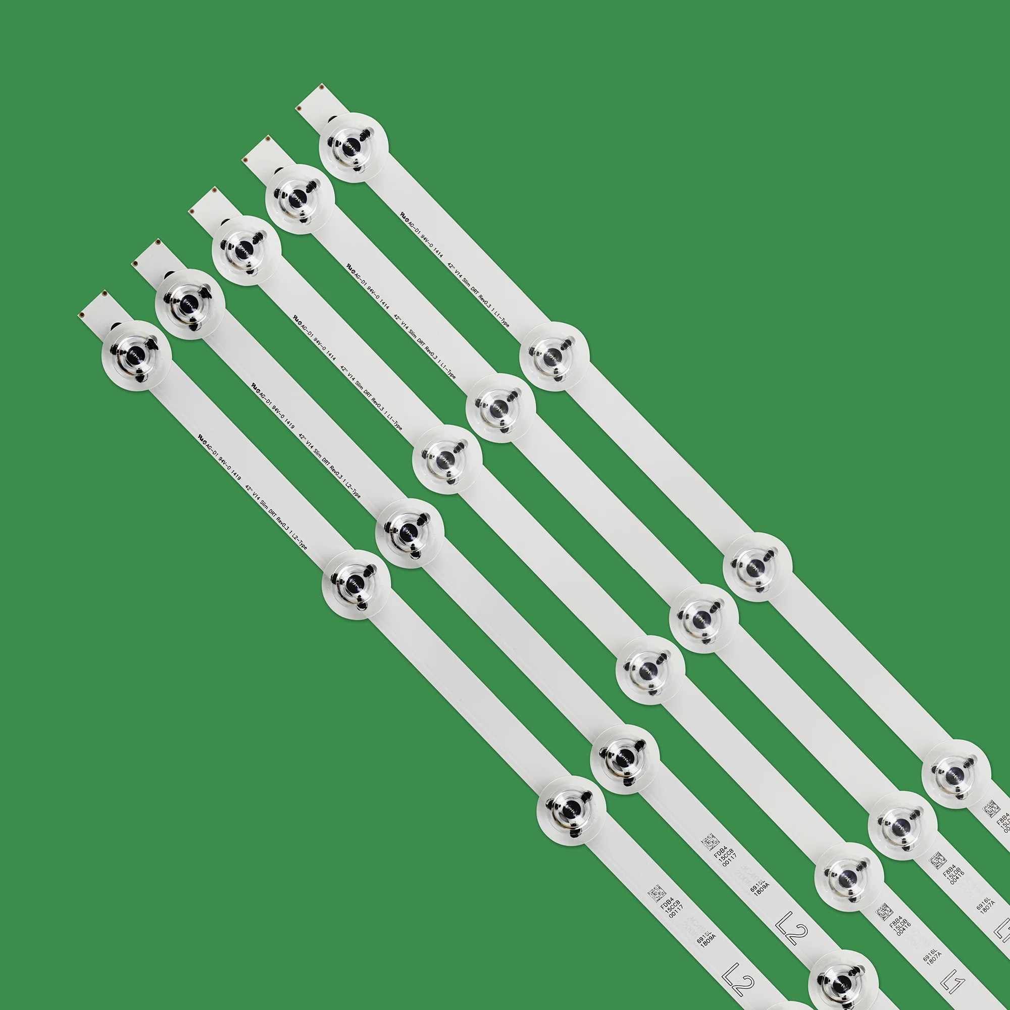 جديد LED شريط إضاءة خلفي 42 "V14 سليم DRT Rev0.3 ل 42" التلفزيون tx-42as650e LC420DUF VG F1 6916L-1809A 1808A 1807A 1810A #2