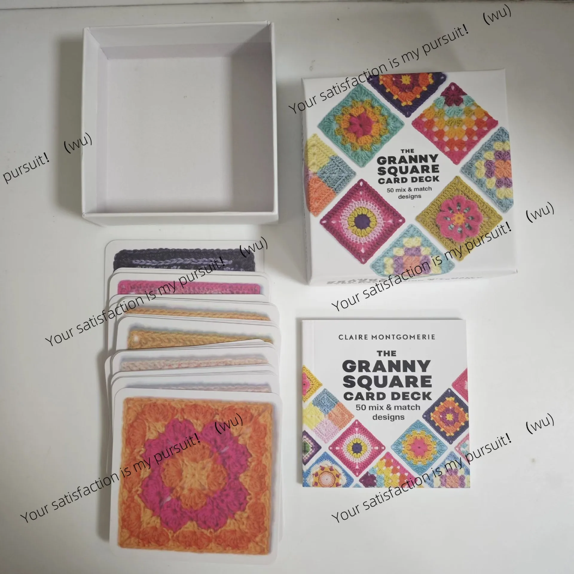 TheGranny Square Card Deck DIY Granny Knitted Card Pattern Set